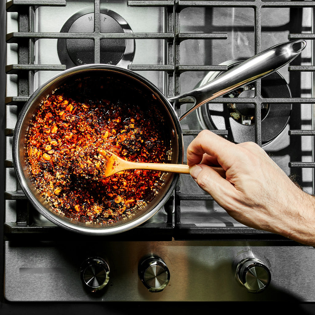 Hybrid Saucepan With Lid, 3-Qt